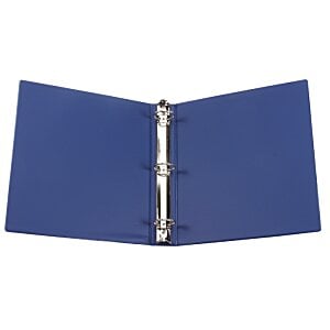 Additional Image 1 - a blue binder with a metal clip