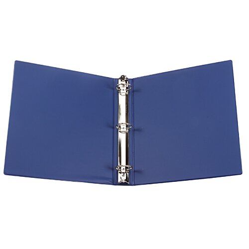Additional Image 1 - a blue binder with a metal clip