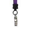 View Image 3 of 3 of Lanyard - 5/8" - 34" - Snap with Metal Bulldog Clip - 24 hr