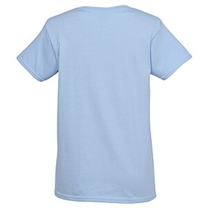 Additional Image 1 - a back of a blue shirt