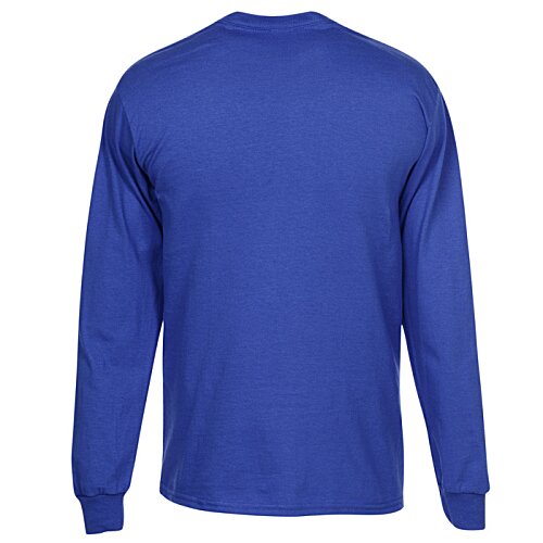 Additional Image 1 - a blue long sleeved shirt