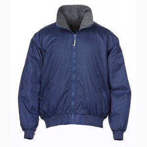 Additional Image 2 - a blue jacket with a grey lining