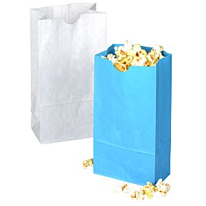 Additional Image 2 - a blue bag with popcorn in it