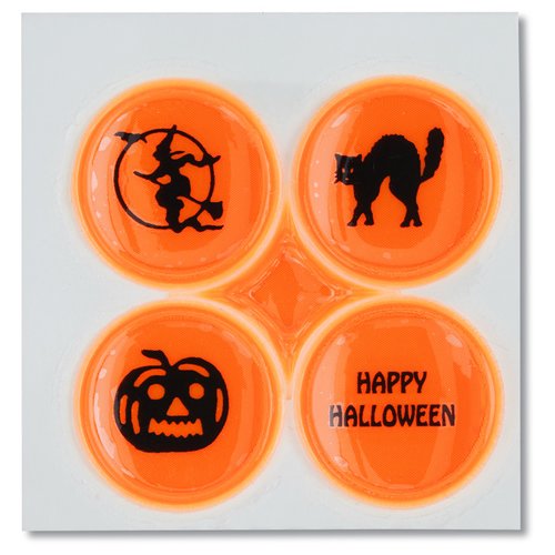 Additional Image 1 - a group of orange circles with black symbols