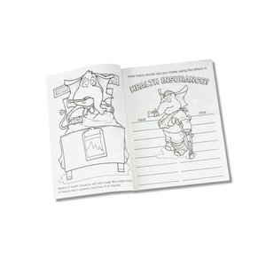 Additional Image 1 - a white paper with black and white drawings