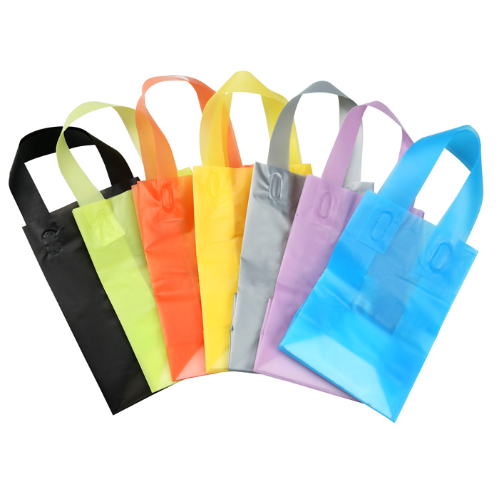Frosted Plastic Tote Bag, Silver, 17 x 5 x 15 [BTF-FSL172-020] - $79.48 :  , Specialtywraps