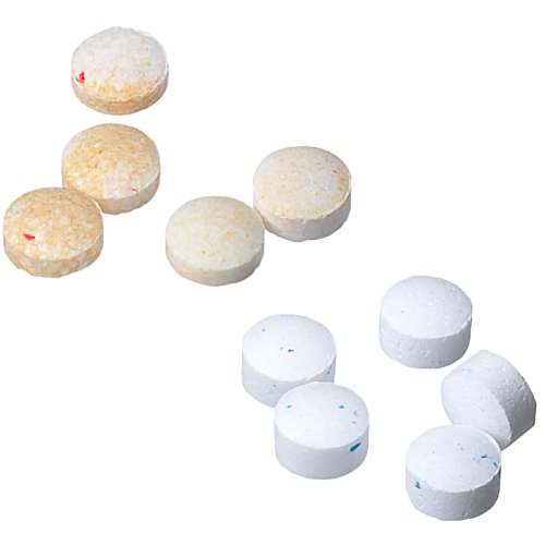 Additional Image 2 - a group of round white and orange pills