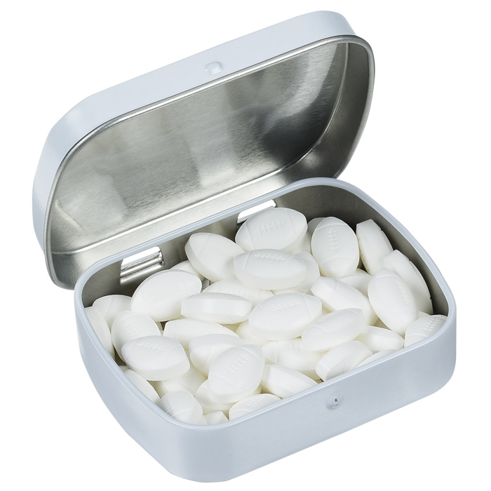 Mint Tin with Shaped Mints - Football