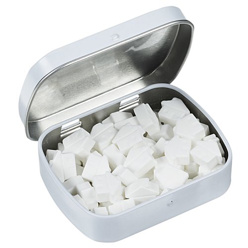 Additional Image 1 - a metal box with white objects in it