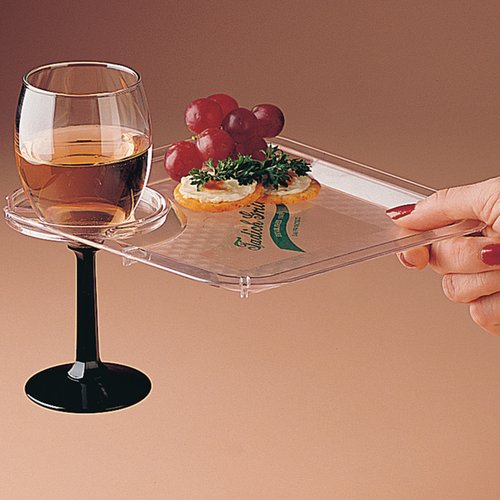 Additional Image 1 - a hand holding a glass of wine and a small dessert