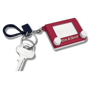 Additional Image 1 - a key chain with a red tag
