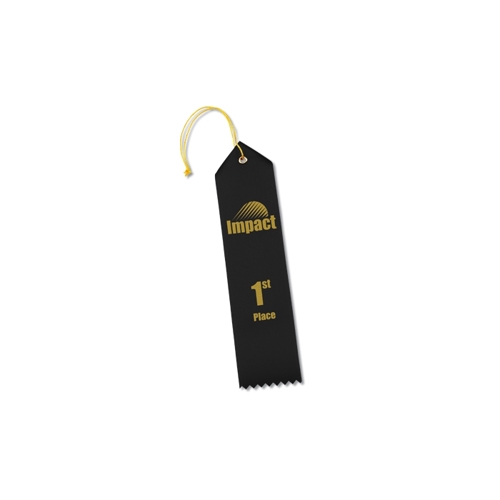 Additional Image 3 - a black bookmark with gold text