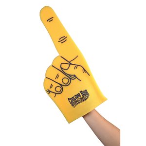 Additional Image 1 - a hand holding up a yellow glove