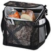 a black bag with food inside