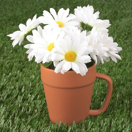 Additional Image 1 - a cup with white flowers