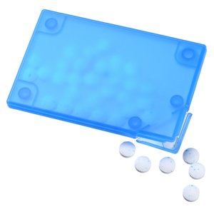 Additional Image 2 - a blue rectangular object with white objects on it