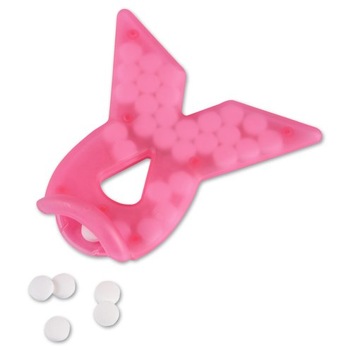 Additional Image 1 - a pink object with a hole in the middle