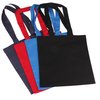 View Image 2 of 3 of Cotton Sheeting Colored Economy Tote - 12-1/2" x 12" - 24 hr