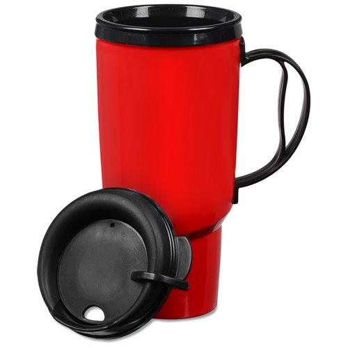 Additional Image 2 - a red and black coffee mug