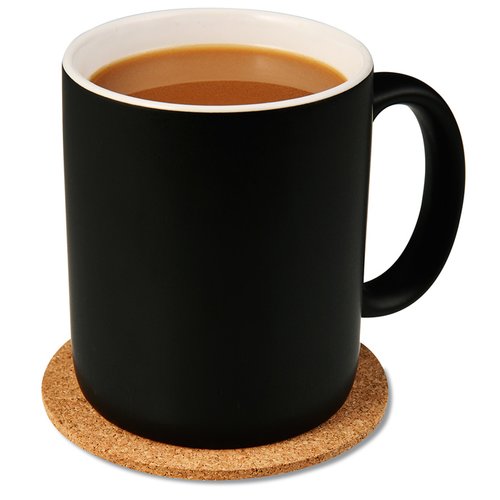 Additional Image 1 - a black mug with brown liquid