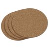 Additional Image 3 - a stack of round brown coasters