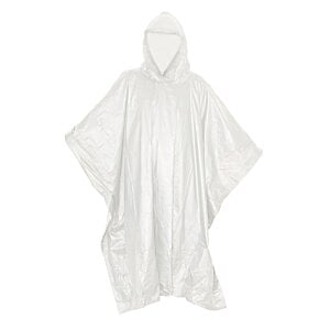Additional Image 1 - a white poncho with a hood