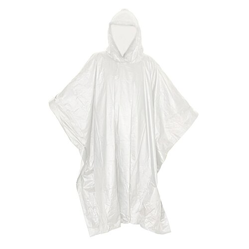 Additional Image 1 - a white poncho with a hood