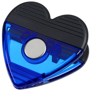 Additional Image 2 - a blue heart shaped object with a white circle