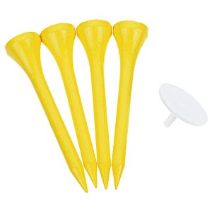 Additional Image 2 - a group of yellow golf tees