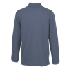 View Image 3 of 3 of Classic Cotton Pique Long Sleeve Polo - Men's
