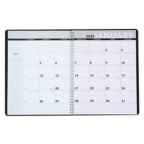 Additional Image 1 - a calendar with a white cover