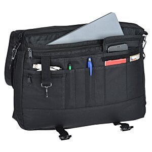 Additional Image 1 - a black bag with a paper in it