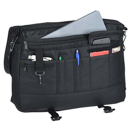 Additional Image 1 - a black bag with a paper in it