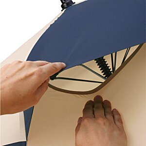 Additional Image 5 - a person's hand holding a blue and white object