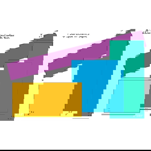 Additional Image 1 - a colorful squares and rectangles