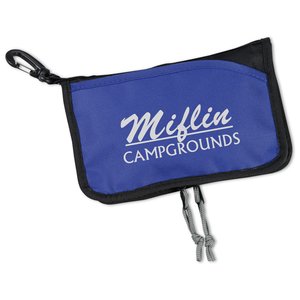 Additional Image 4 - a blue and black pouch