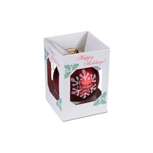 Additional Image 1 - a white box with a red object inside