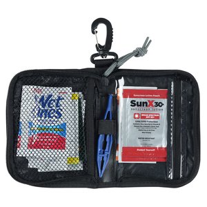 Additional Image 3 - a black case with a hook and a few papers