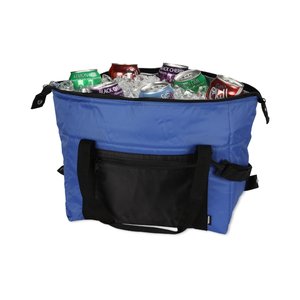 Additional Image 2 - a blue and black cooler bag
