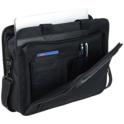 Additional Image 1 - a black bag with a white paper inside