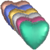 View Image 3 of 4 of Foil Balloon - 17" - Heart