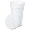 View Image 2 of 2 of Foam Hot/Cold Cup with Straw Slotted Lid - 20 oz.