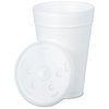 View Image 2 of 2 of Foam Hot/Cold Cup with Straw Slotted Lid - 32 oz.
