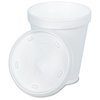 View Image 2 of 2 of Foam Hot/Cold Cup with Straw Slotted Lid - 8 oz.