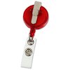 View Image 2 of 2 of Economy Retractable Badge Holder - Translucent - 24 hr