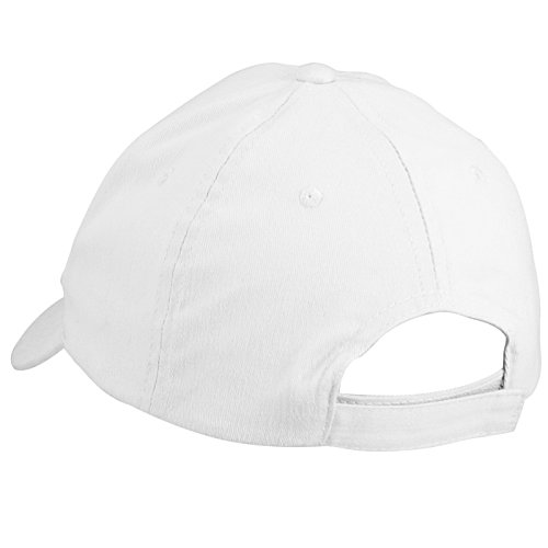 Additional Image 1 - a white cap with a hole in the back