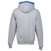 View Image 2 of 3 of Champion Fleece Colorblock Hoodie - Embroidered