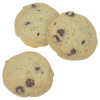 a group of cookies on a white background