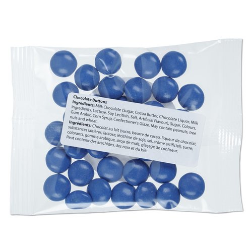 Additional Image 1 - a plastic bag of blue round objects