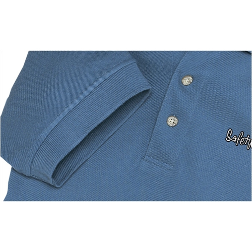 Additional Image 1 - a close up of a blue shirt